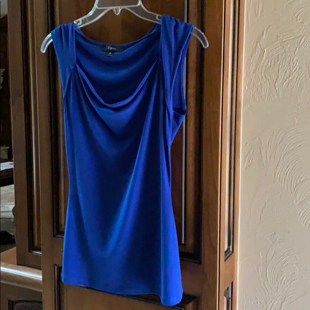 Women’s royal blue blouse from Express